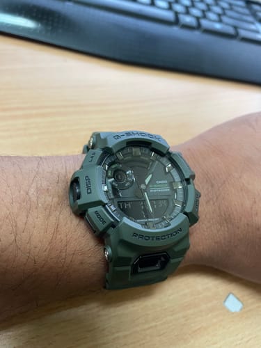Customer photo review of Casio G-SHOCK Men's 48mm Resin Analogue Digital Watch GBA900UU-3A
