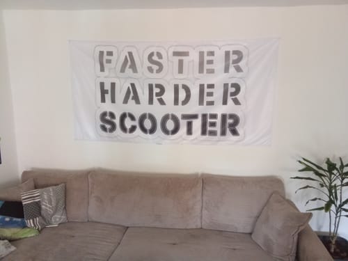 Customer photo review of Fahne inkl. Druck