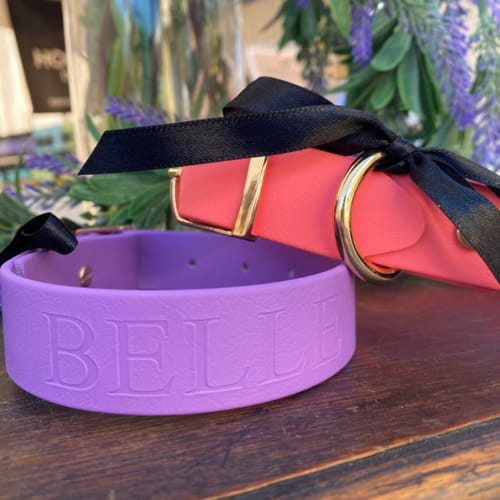 Customer photo review of Amethyst Collar