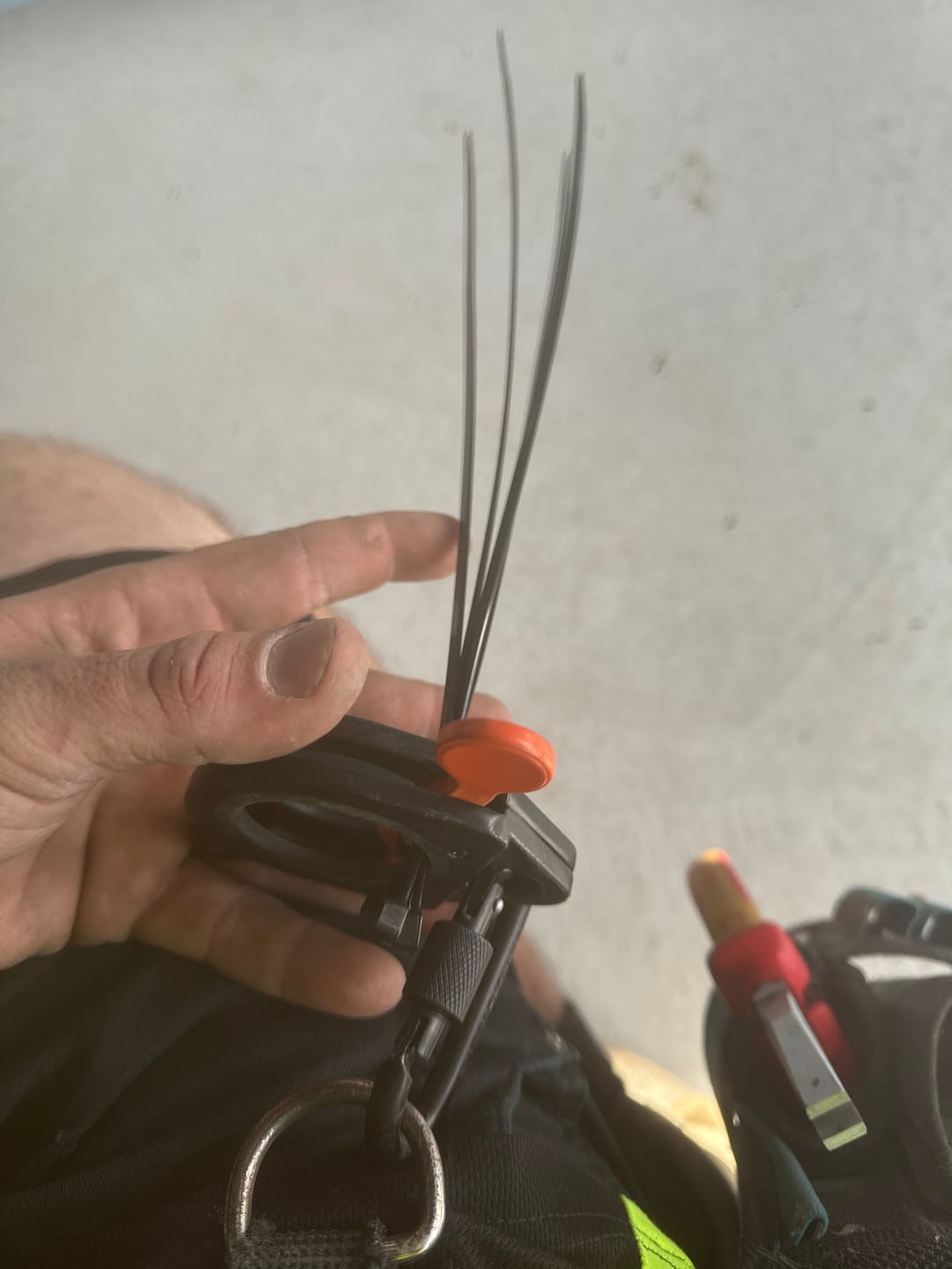 Customer photo review of Aluminium Cable Tie Holder