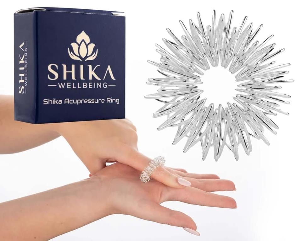Customer photo review of Pure Silver Plated Acupressure Ring-your ultimate pocket tool for Anxiety & Relaxation