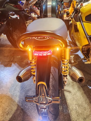 Customer photo review of Low Profile Plug & Play Turn Signal Kits – 2016+ Triumph Models