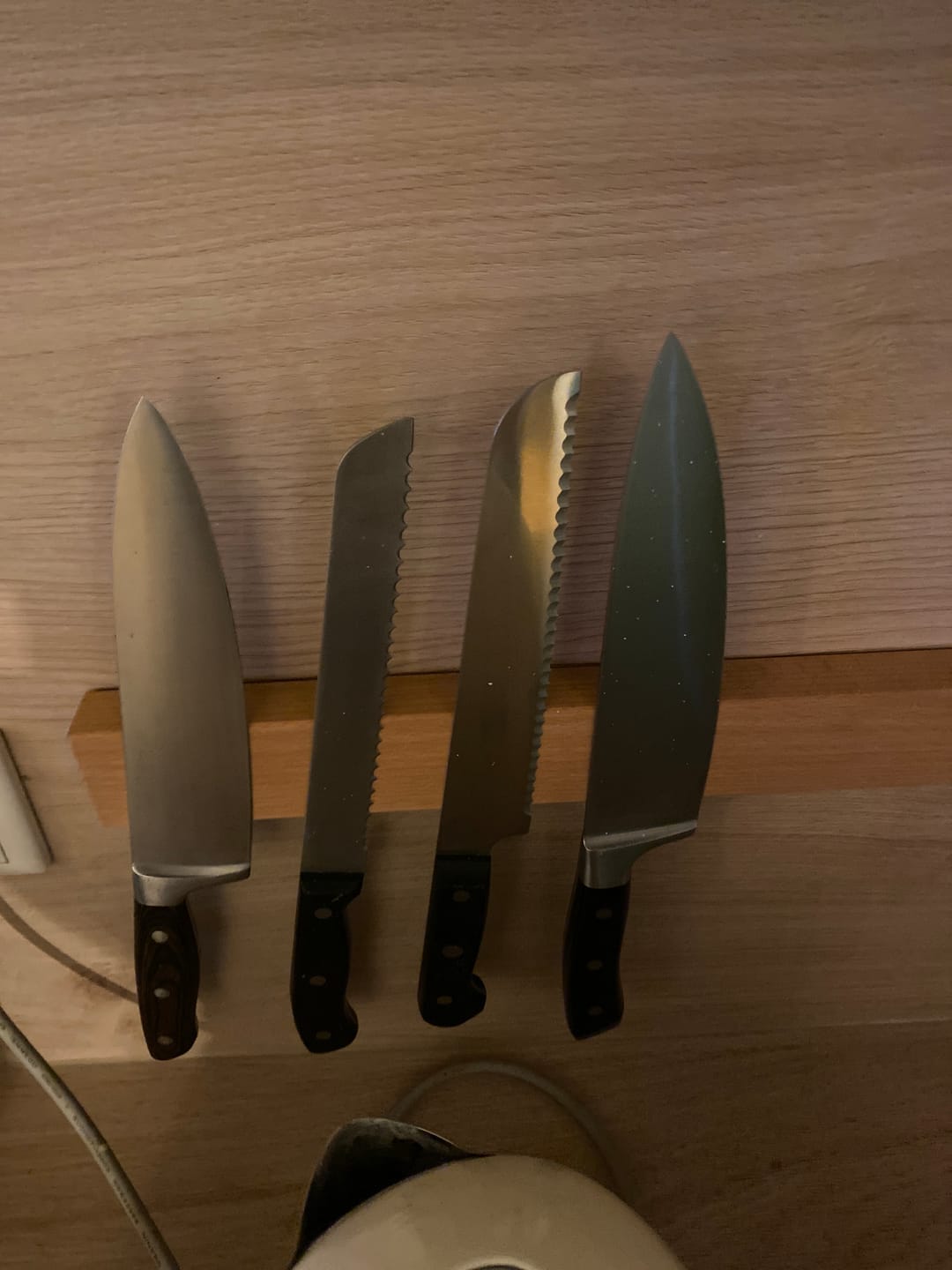 Customer photo review of Magnet Messerleiste CULTRO aus Holz
