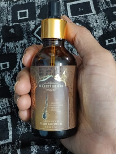 Customer photo review of Advance Hair Growth Serum