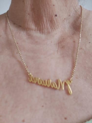 Customer photo review of Collana Nome
