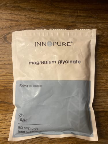 Customer photo review of Magnesium Glycinate 180 Capsules | 500mg Providing 100mg Elemental Magnesium Per Capsule