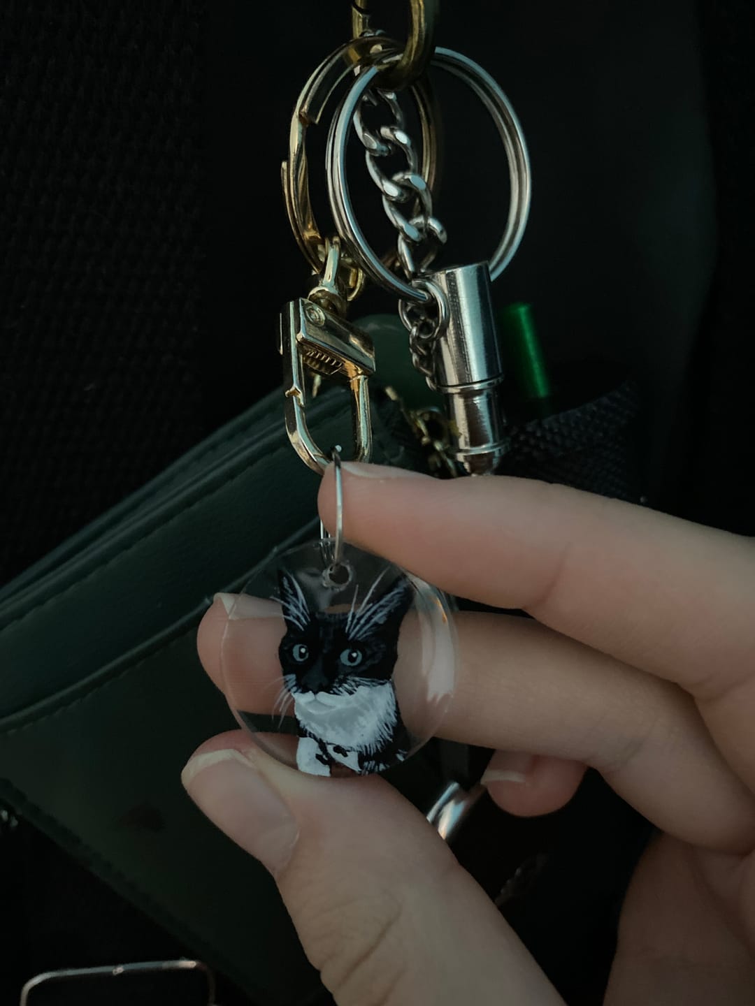 Customer photo review of Custom Pet Portrait Tag