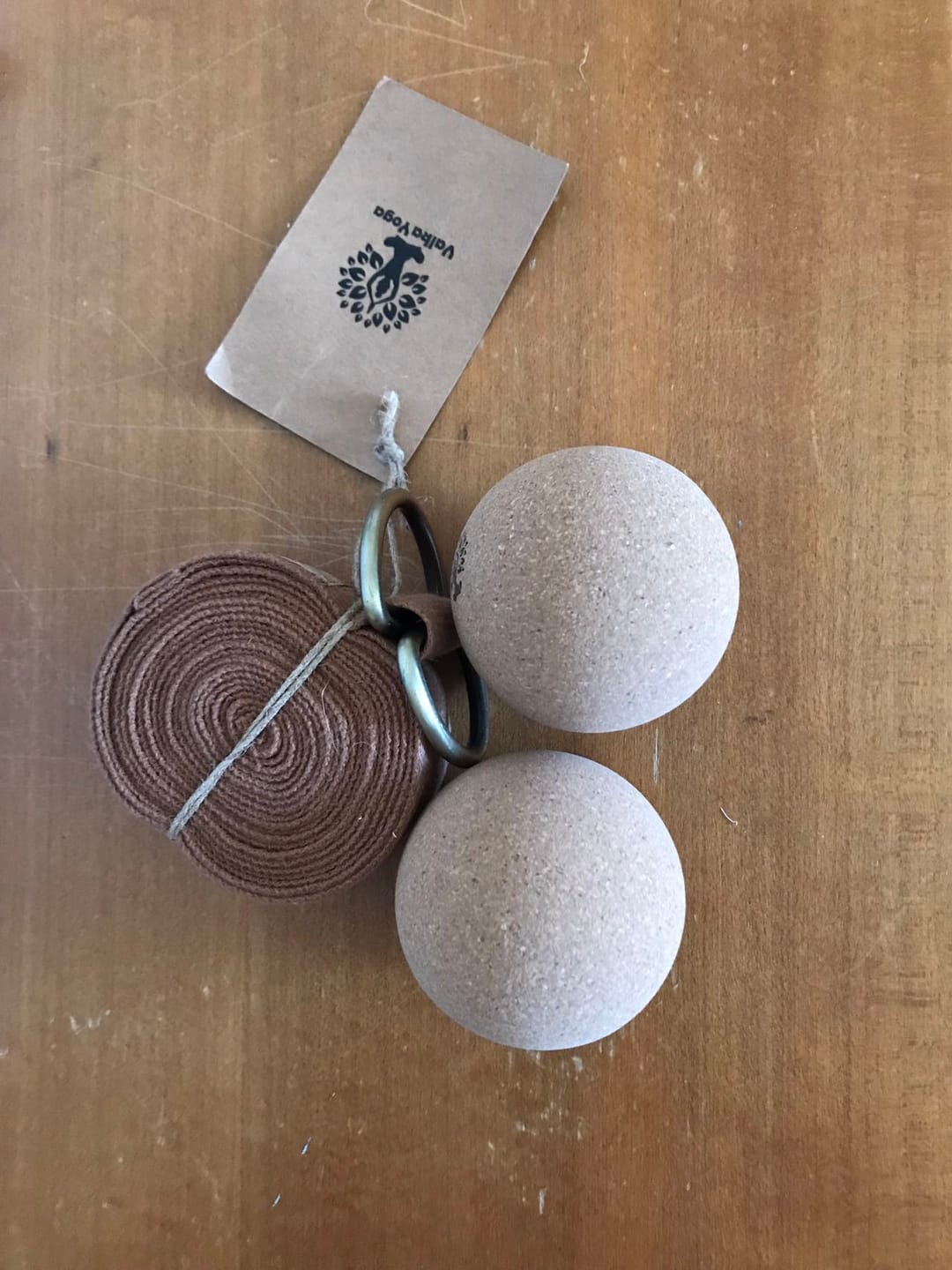 Customer photo review of Cork Massage Ball