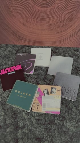 Customer photo review of (PREORDER) BTS Solo CD Enamel Pins Collection