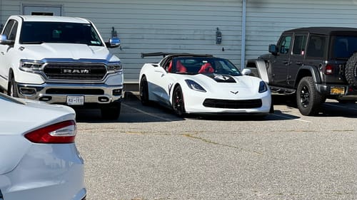 Customer photo review of Corvette C7 Stage 3 Front Splitter Lip