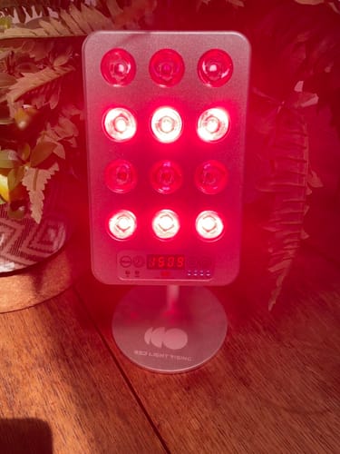 Customer photo review of Target Light 3.0 Handheld Red Light Therapy