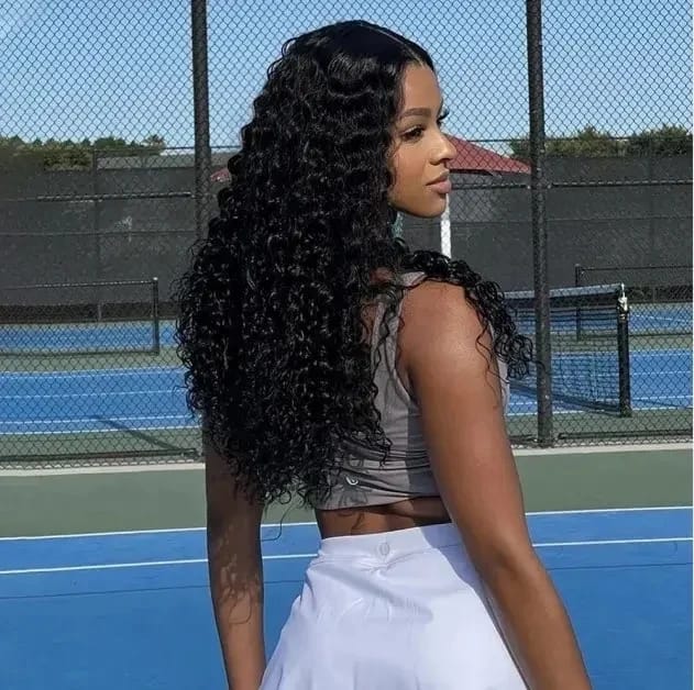 Customer photo review of JYZ 1B# Loose Deep Bulk Virgin Human Hair No Weft For Boho Braids