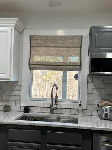 Customer photo review of Keego Classic Motorized Roman Shades