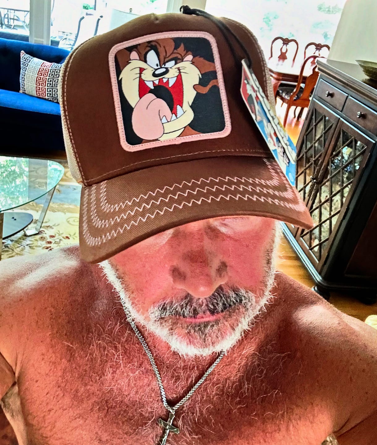 Customer photo review of OVERLORD X Looney Tunes: Tasmanian Devil Trucker Cap