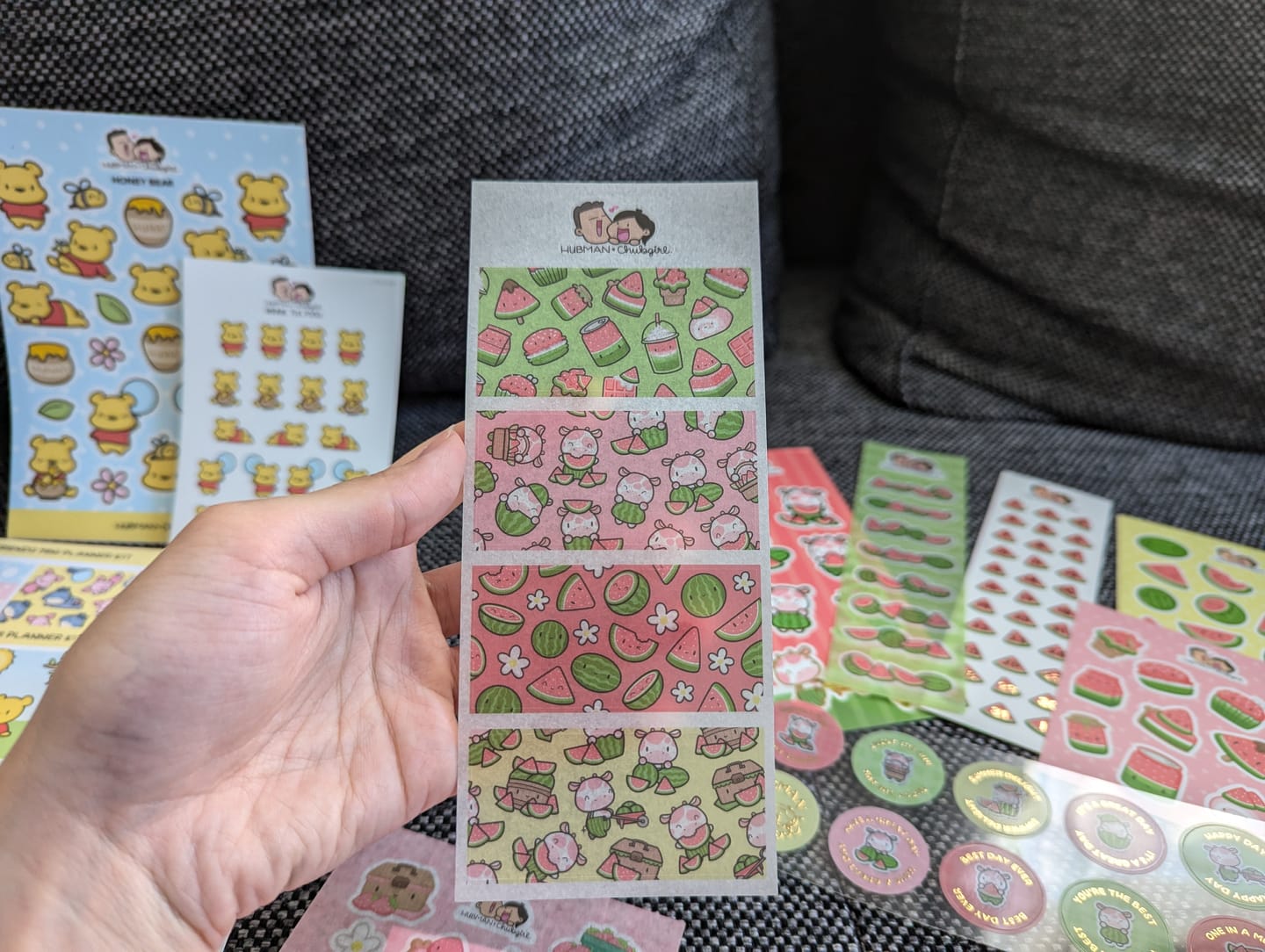 Customer photo review of Summer Watermelons Variety Sticker Pack