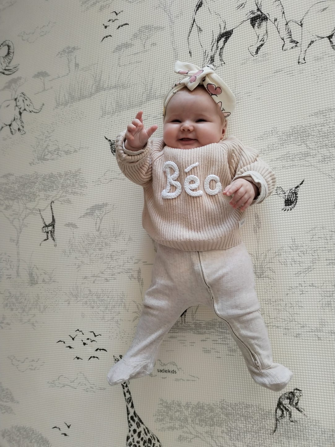 Customer photo review of Safari Toile/ Dune Play Mat