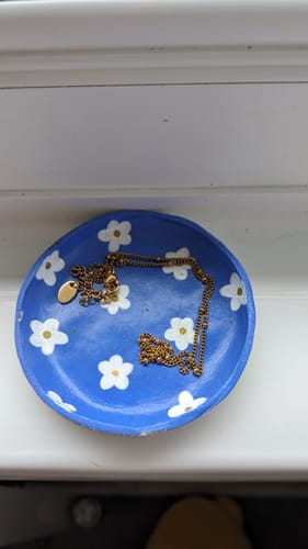 Customer photo review of Gold Satellite Chain Necklace