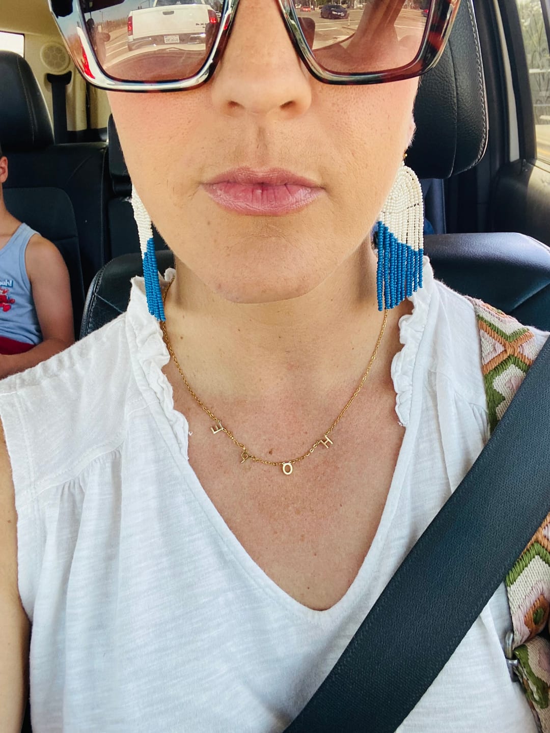 Customer photo review of Necklace: 18kt Gold Hope