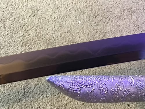 Customer photo review of Custom-Made Katana