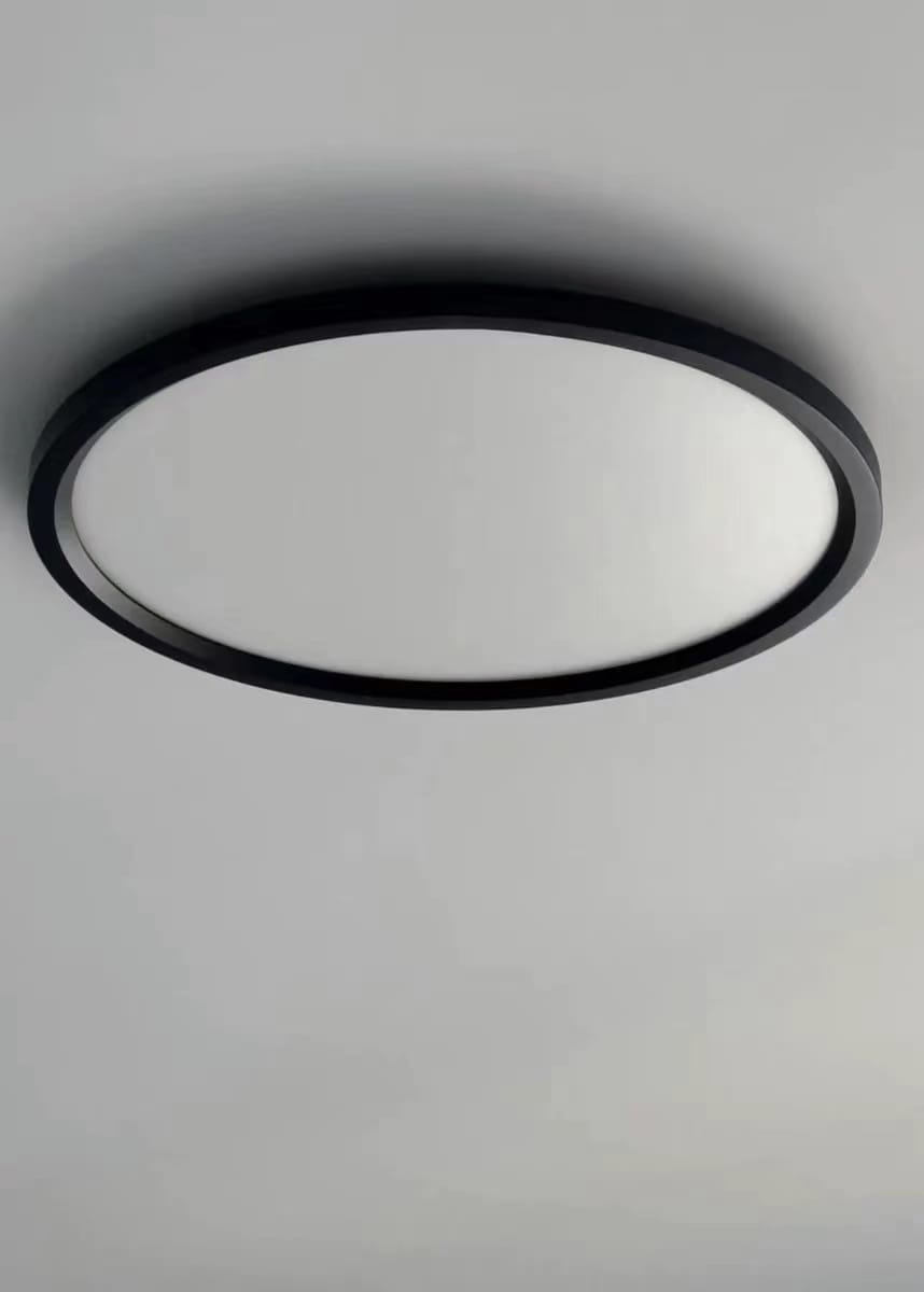 Customer photo review of WOMO Flat Round Flush Mount Ceiling Light-WM1024