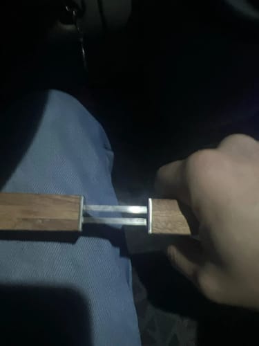 Customer photo review of Dual Samurai Chef Knife