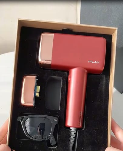 Customer photo review of MLAY  T14 Home Use IPL Laser Epilator with Replaceable Head, Unisex