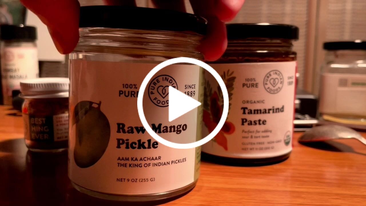 Customer video review of Indian Raw Mango Pickle - Limited Edition Seasonal Item - 9 oz