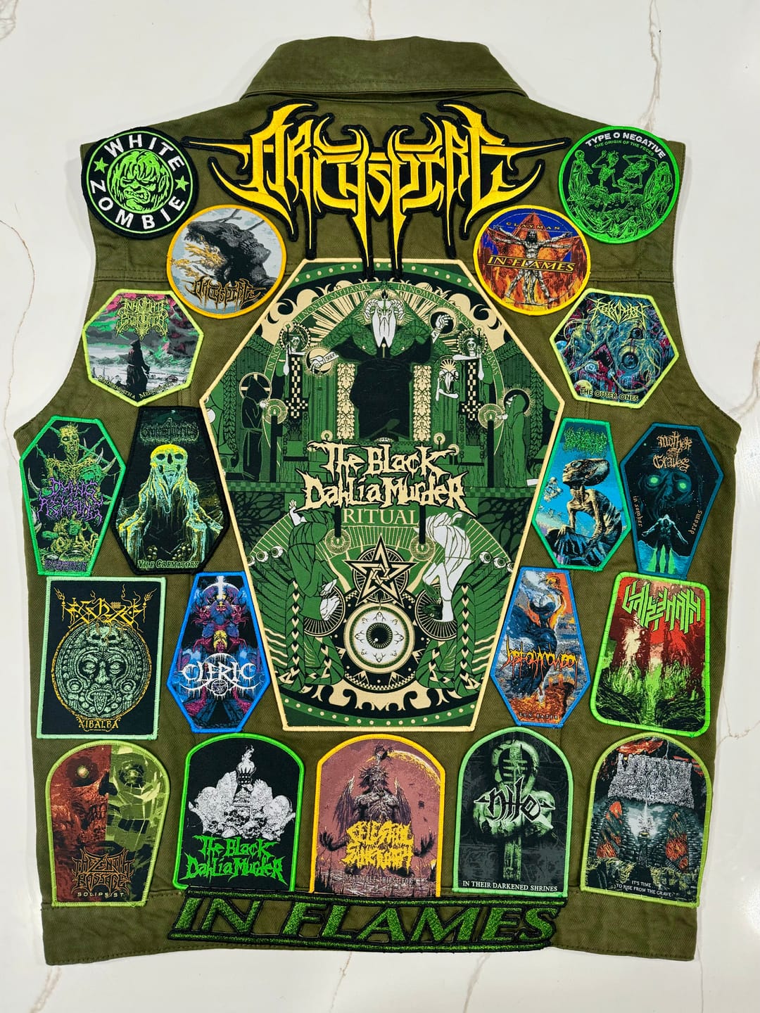 Customer photo review of The Like An Everflowing Green - Vest