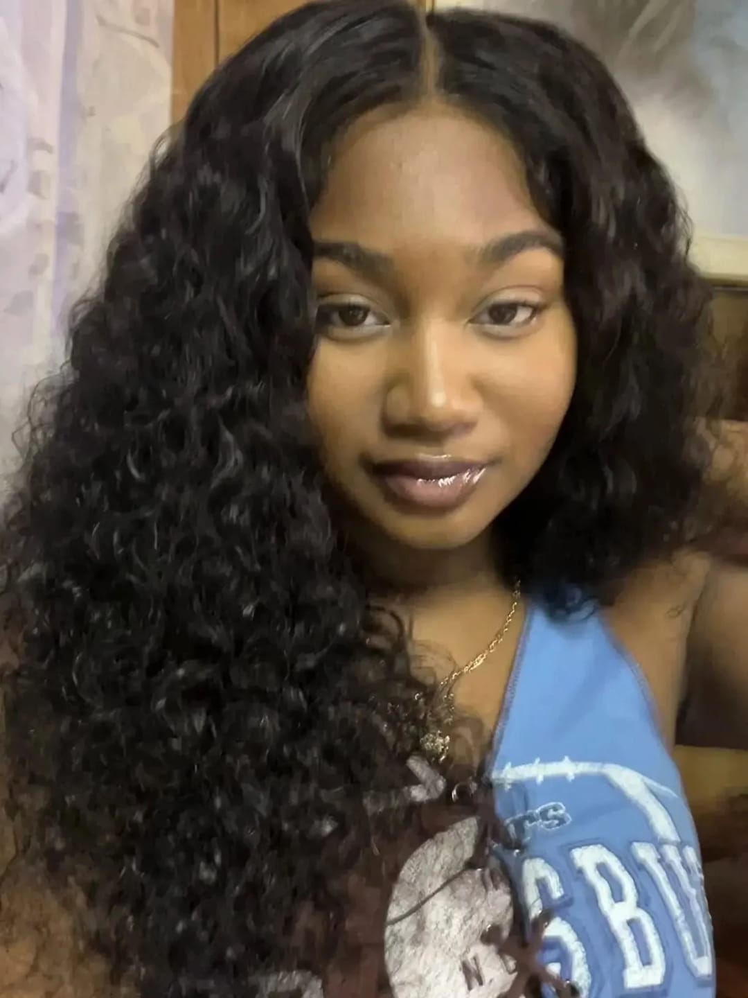 Customer photo review of JYZ 1B# Loose Deep Bulk Virgin Human Hair No Weft For Boho Braids