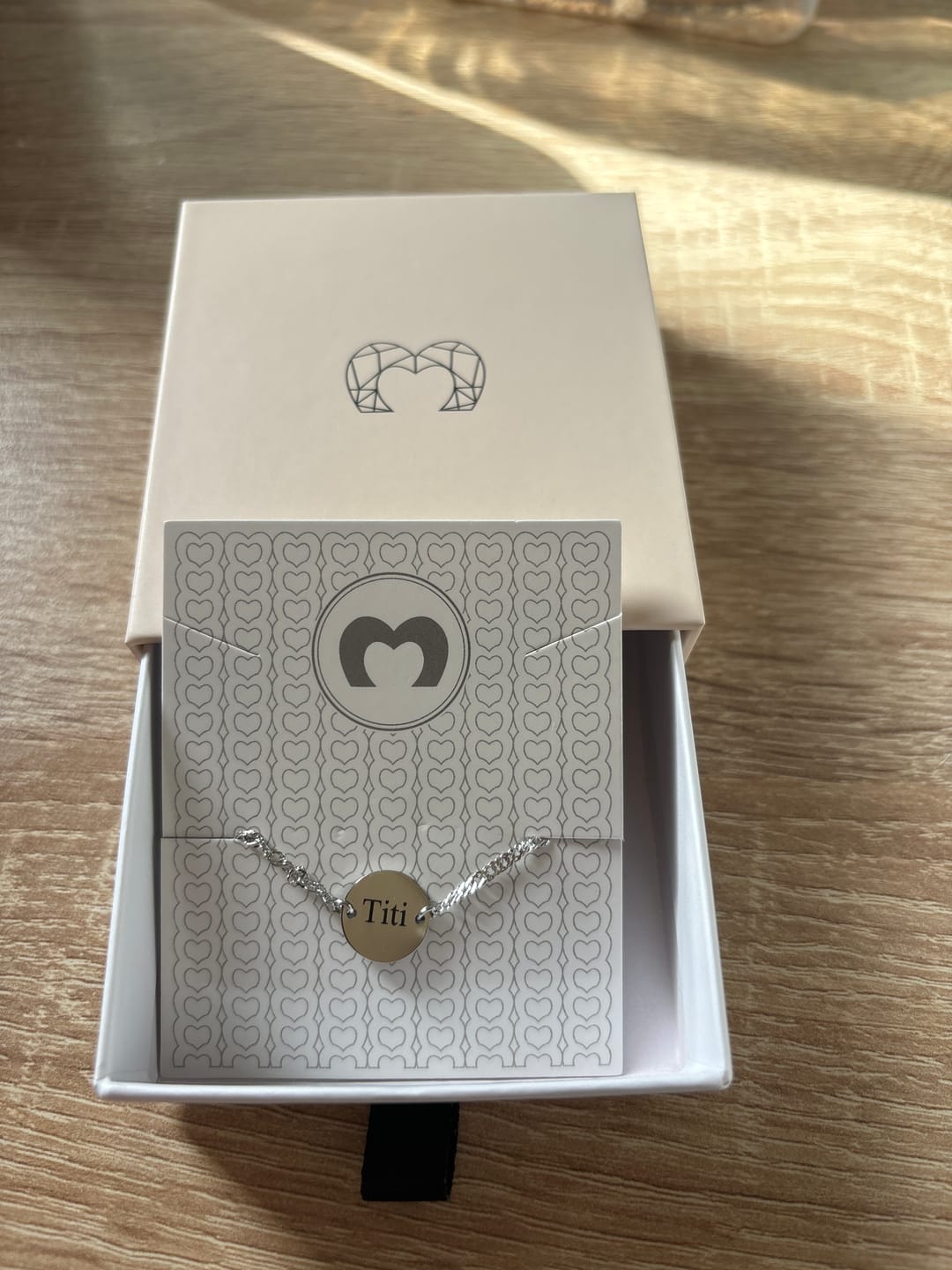 Customer photo review of Pulsera Sensación ~ Personalizado