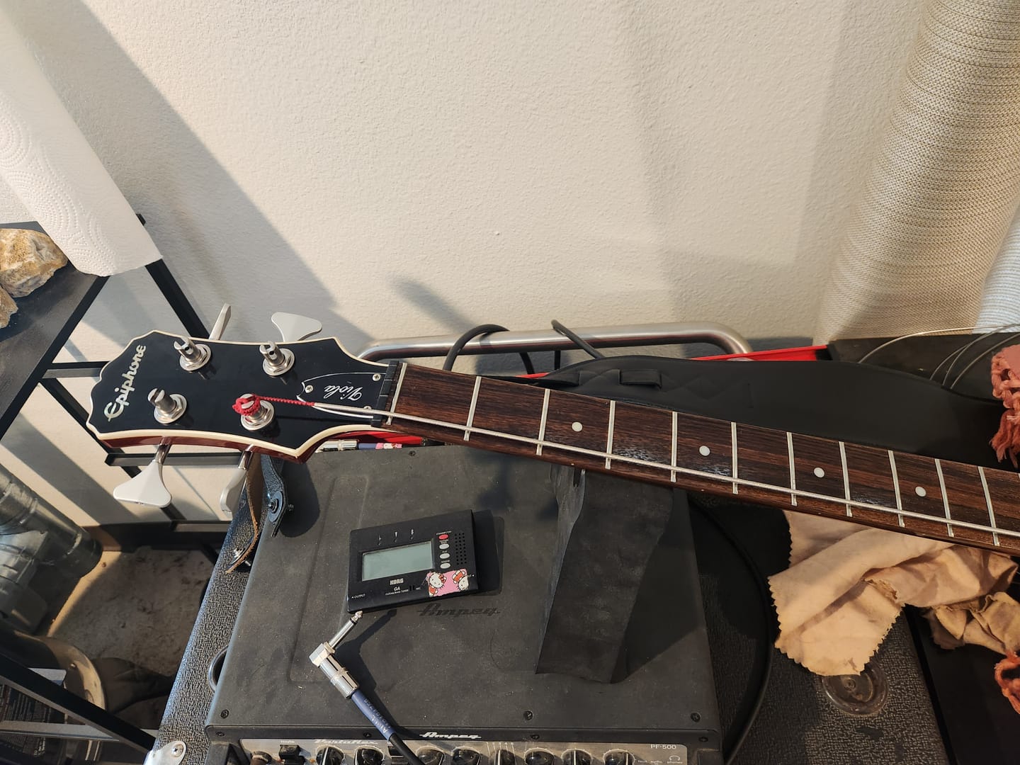 Customer photo review of USA Ultralite® Bass Tuning Machine 3/8" (Sold Individually)