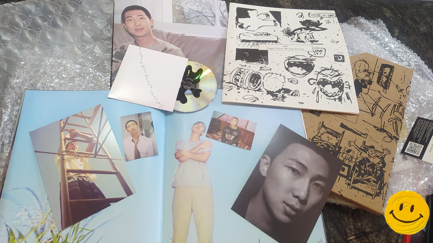 Customer photo review of RM - RIGHT PLACE, WRONG PERSON SOLO 2ND ALBUM PHOTOBOOK RANDOM