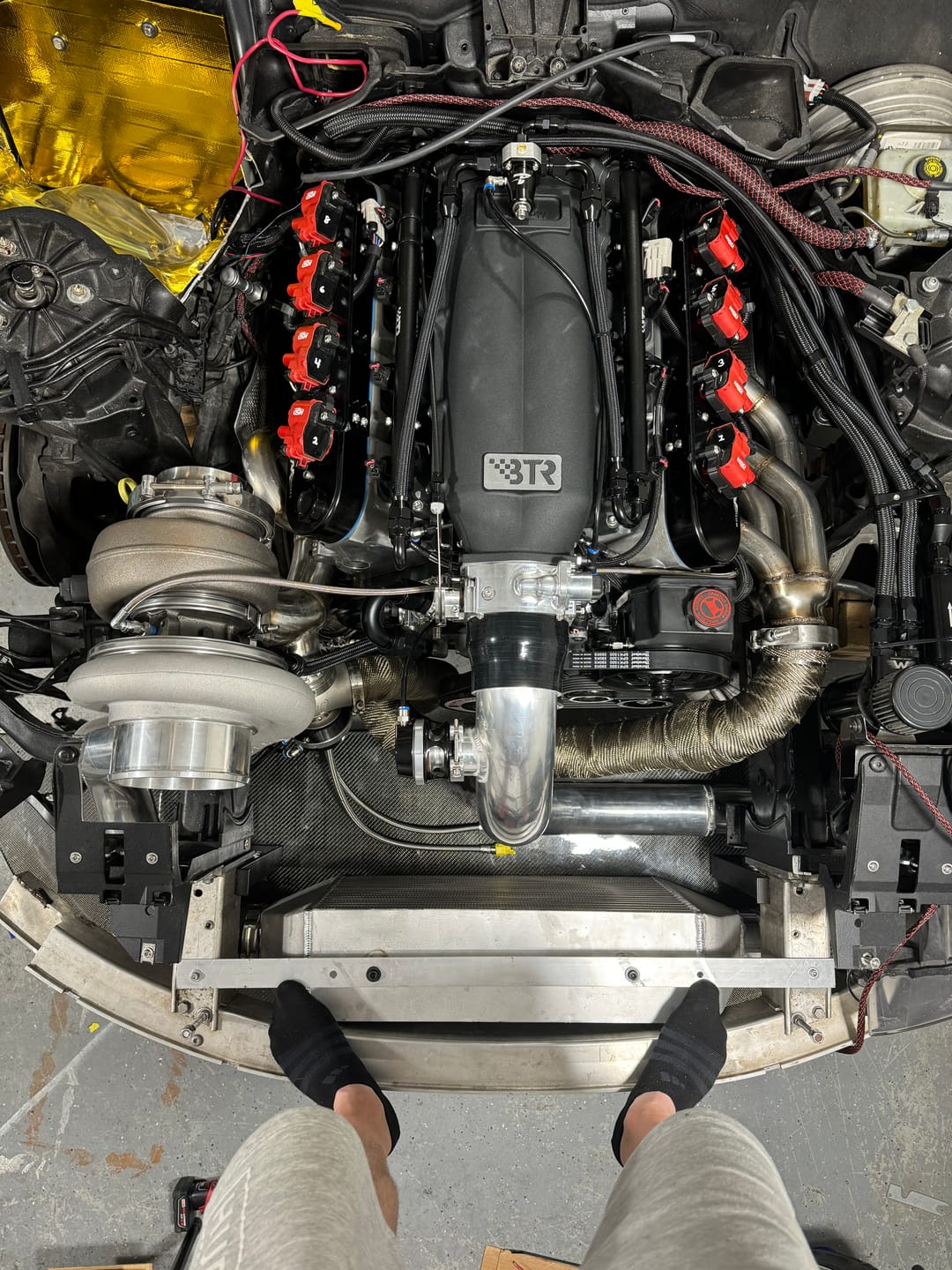 Customer photo review of LS Multi Coil Bracket Mounting Kit For Motion Billet Valve Covers 10-12007