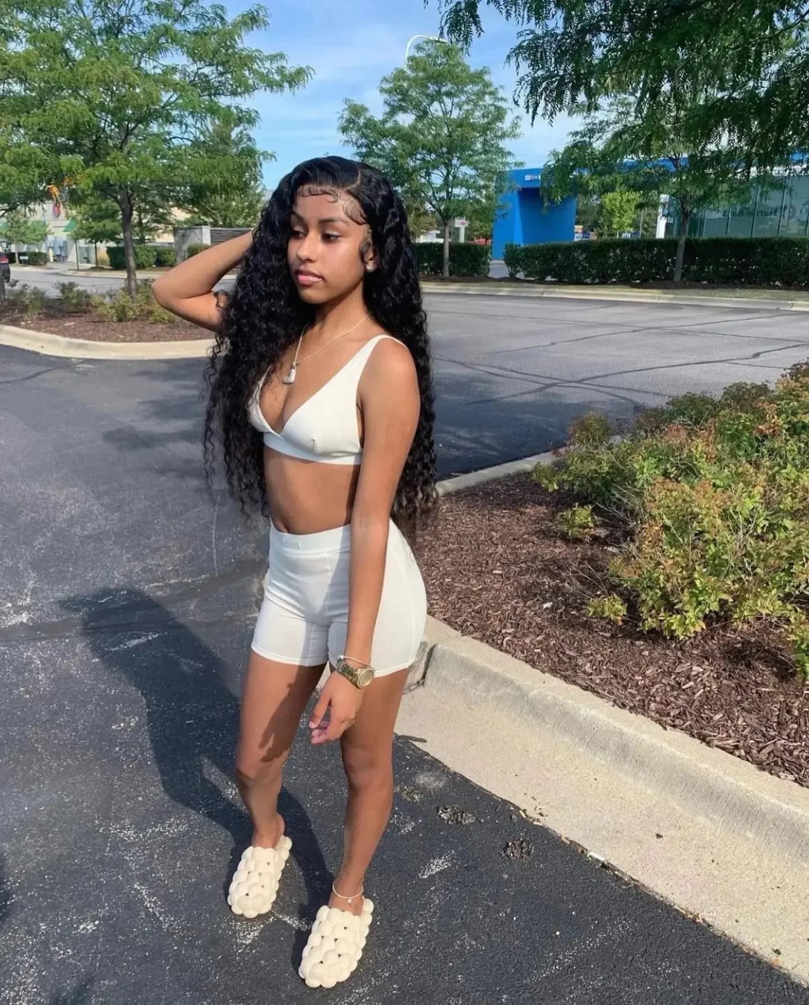 Customer photo review of JYZ 1B# Loose Deep Bulk Virgin Human Hair No Weft For Boho Braids