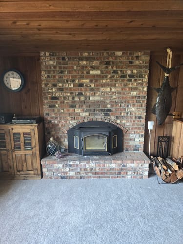 Customer photo review of Distressed Mantels