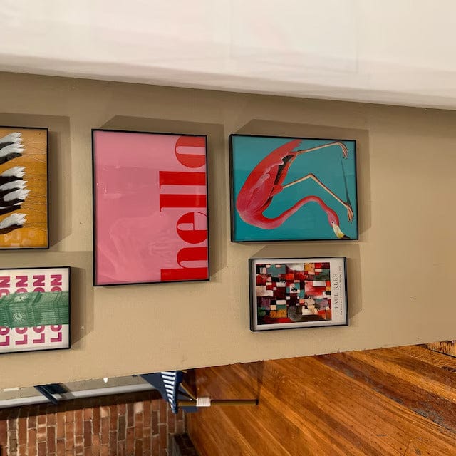 Customer photo review of Abstract Faces Print