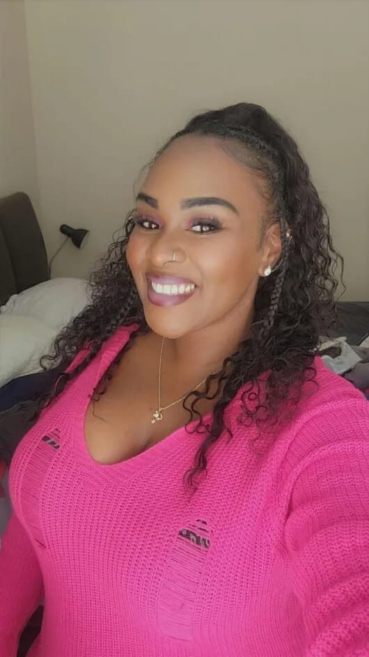 Customer photo review of JYZ Loose Deep Wave Hair Extensions Tape in Human Hair Tape on Curly Hair Extensions Natural Tape in Hair Extensions