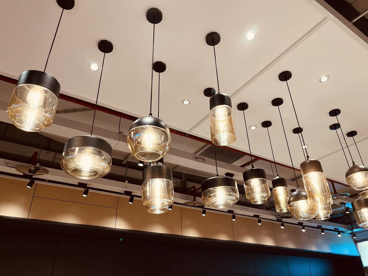Customer photo review of Umbra Quartet Pendant Light