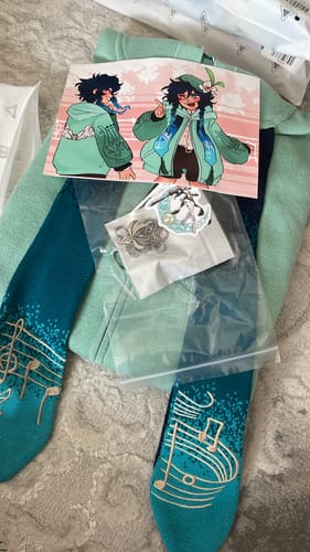 Customer photo review of Genshin Zipper Hoodie [In-Stock]