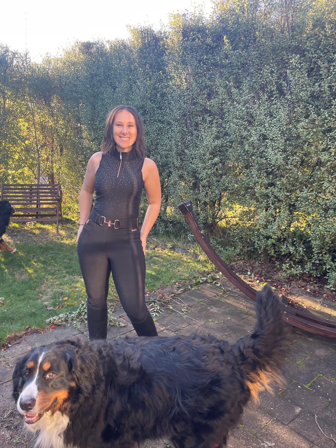 Customer photo review of HAILEY - BREECHES | BLACK ROSE GOLD