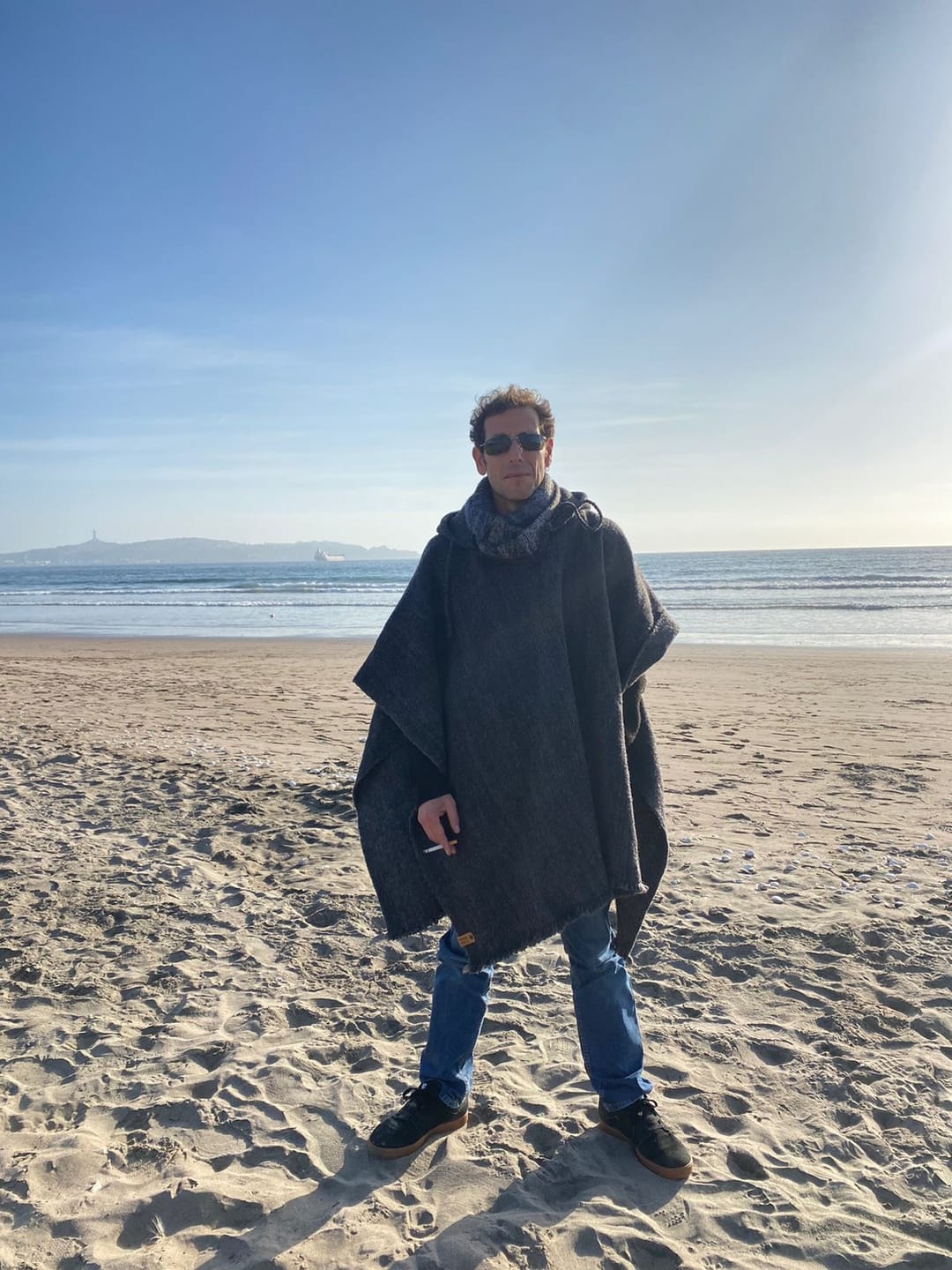 Customer photo review of PONCHO CLÁSICO MARENGO