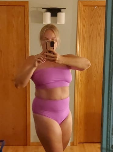 Customer photo review of ‘Less Cheeky’ High Rise Bottoms