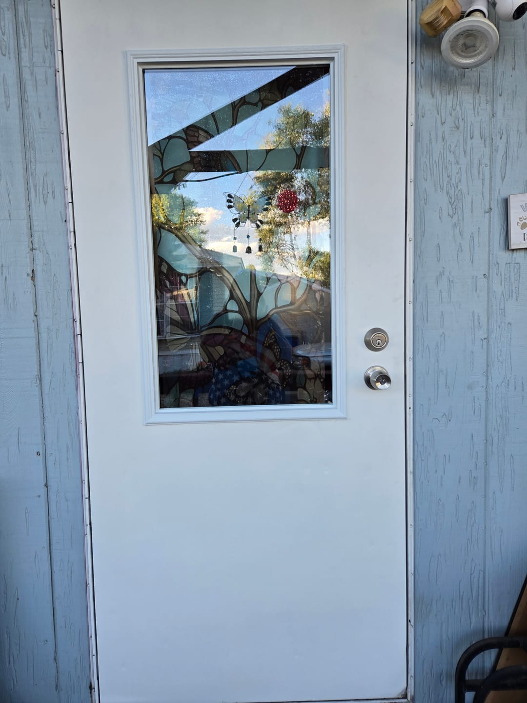 Customer photo review of Clear 1 Lite Glass and Frame Kit (Half Lite)