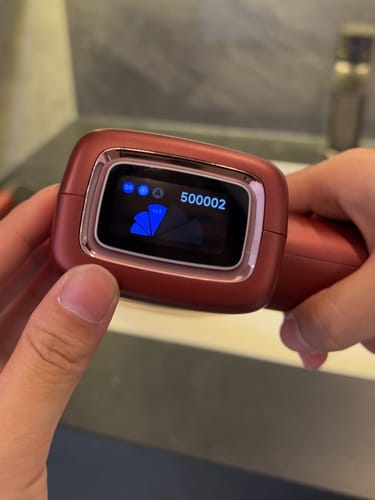 Customer photo review of MLAY  T14 Home Use IPL Laser Epilator with Replaceable Head, Unisex