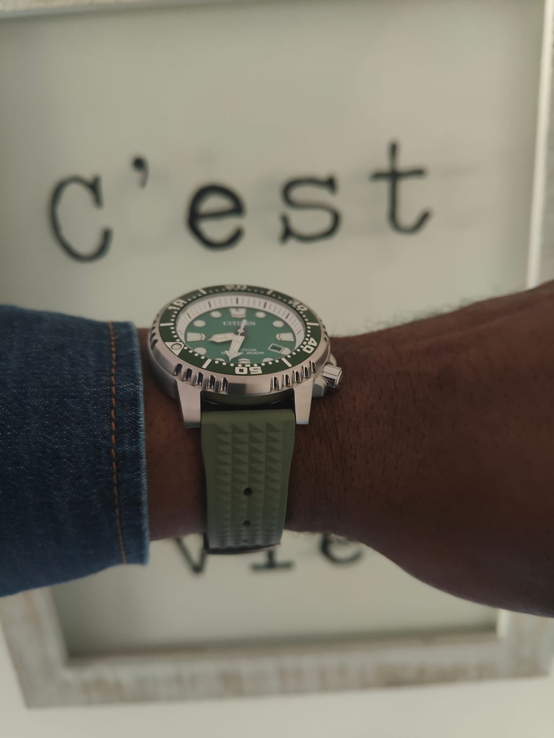 Customer photo review of Waffle Rubber - Grenade Green
