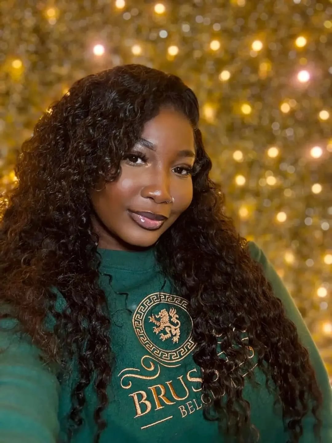 Customer photo review of JYZ 1B# Loose Deep Bulk Virgin Human Hair No Weft For Boho Braids