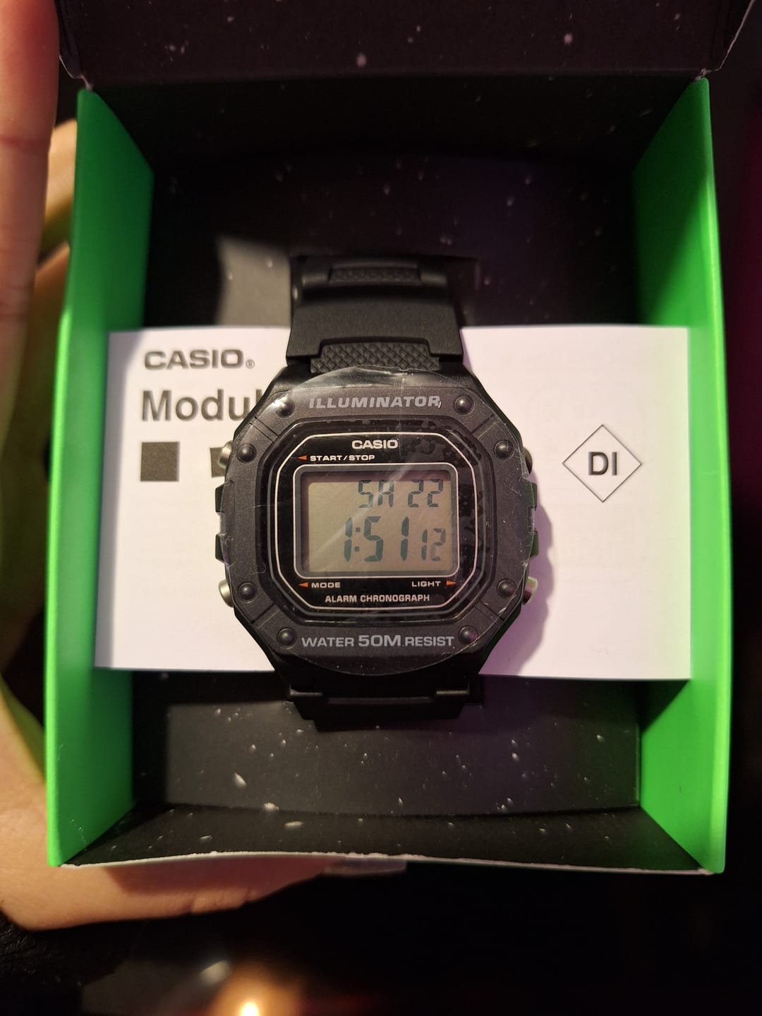 Customer photo review of Reloj Casio Vintage W-218H-1AVDF Negro