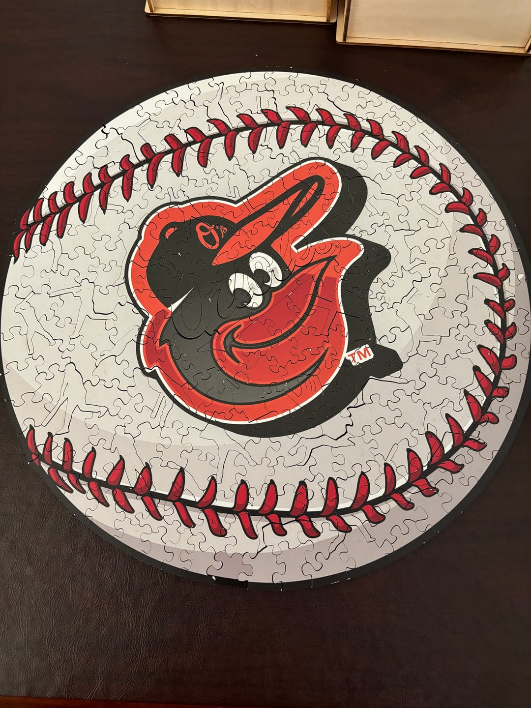 Customer photo review of Baltimore Orioles™ - Wooden Puzzle