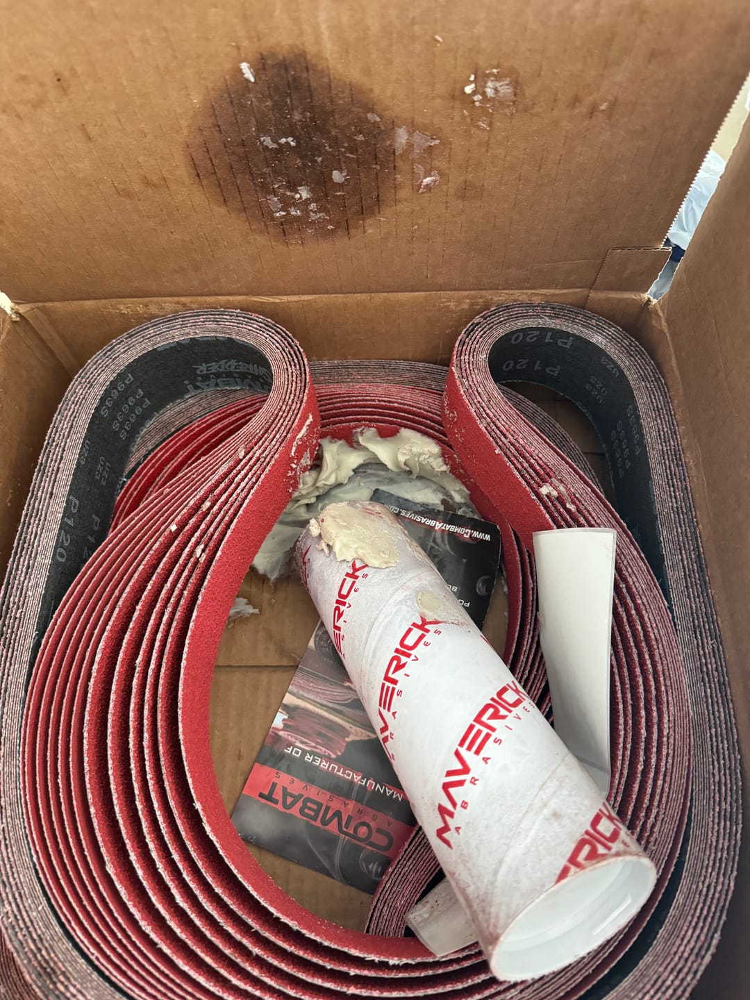Customer photo review of 2" x 72" Shredder Belt Starter Kit
