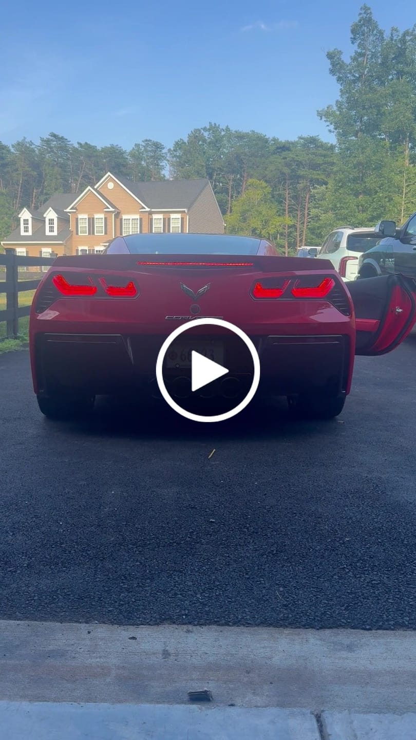 Customer video review of Corvette C7 3" 6.2L V8 3" Connection Performance X-Pipe